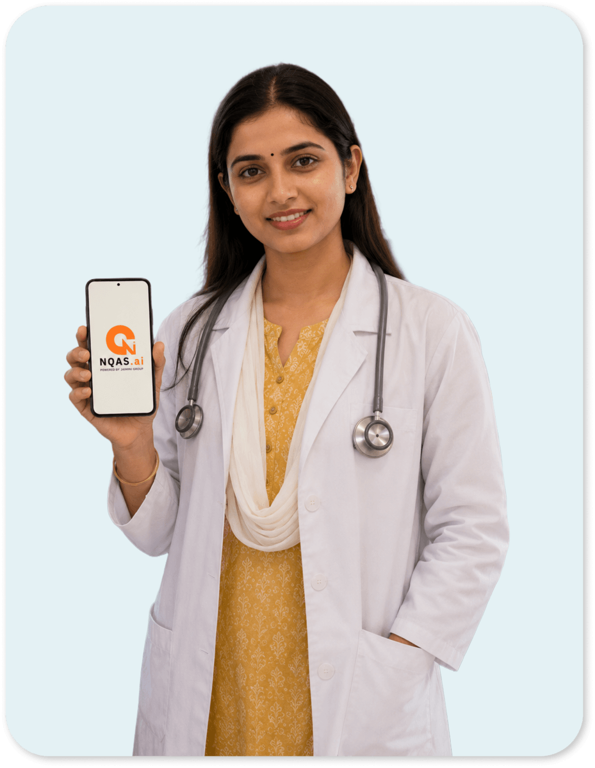 CHOs health worker using NQAS.ai